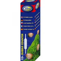 BLUE CORAL Compte bulles de CO2 en verre, marque AQUA NOVA