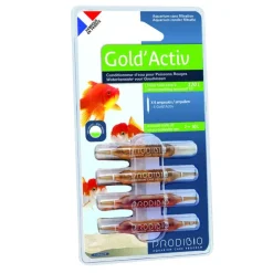PRODIBIO Conditionneur d’eau gold'activ nano en ampoule x 4