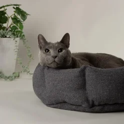 SCRUFFS Corbeille pour chat en tissu gris anthracite Eco Eden - 45 cm