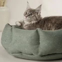 SCRUFFS Corbeille pour chat en tissu beige Eco Eden - 45 cm