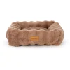 SCRUFFS Corbeille pour chien Alpine coloris marron en tissu Taille M - 60 x 50 cm