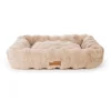 SCRUFFS Corbeille pour chien Alpine coloris beige en tissu Taille L - 75 x 60 cm