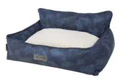 SCRUFFS Corbeille pour chien bleu Kensington – Taille M