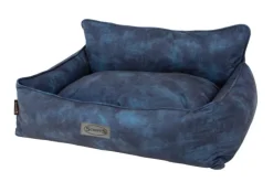 SCRUFFS Corbeille pour chien bleu Kensington – Taille M