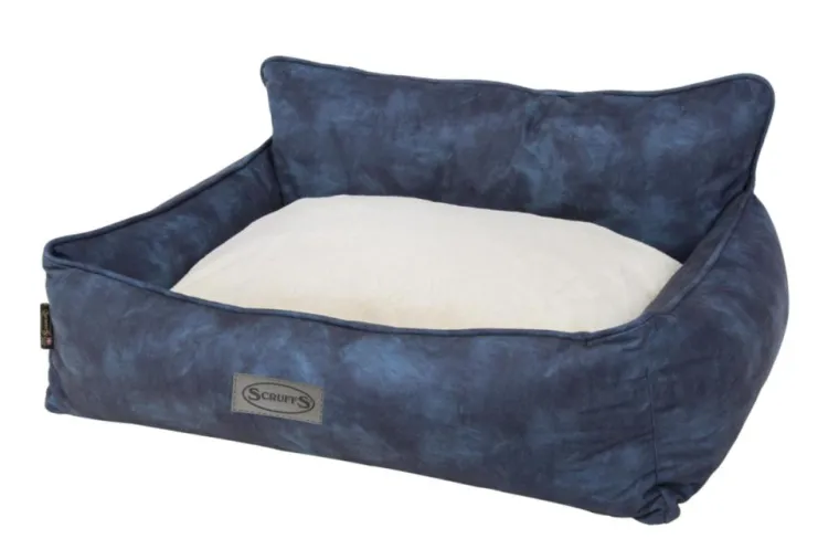 SCRUFFS Corbeille pour chien bleu Kensington – Taille XL