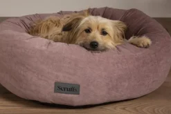SCRUFFS Corbeille pour chien coloris rose Oslo Donut – Taille 2XL
