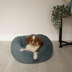 SCRUFFS Corbeille pour chien coloris vert Oslo Donut – Taille L