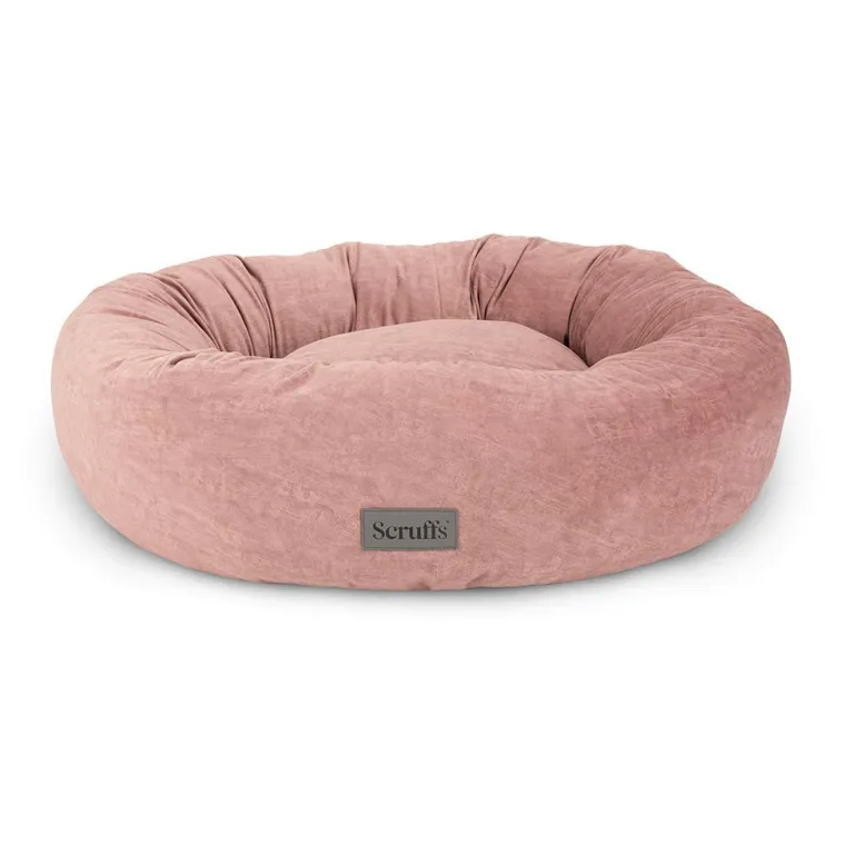 SCRUFFS Corbeille pour chien coloris rose Oslo Donut – Taille XL
