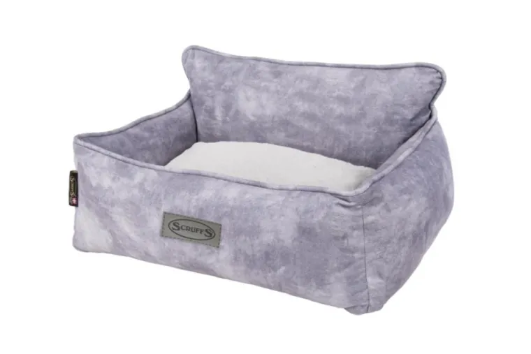 SCRUFFS Corbeille pour chien gris Kensington – Taille M