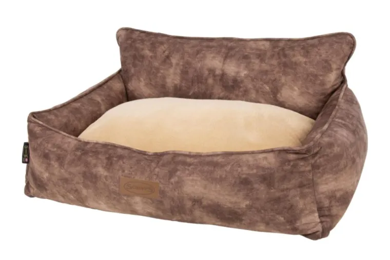 SCRUFFS Corbeille pour chien marron Kensington – Taille XL