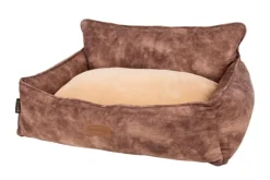SCRUFFS Corbeille pour chien marron Kensington – Taille M