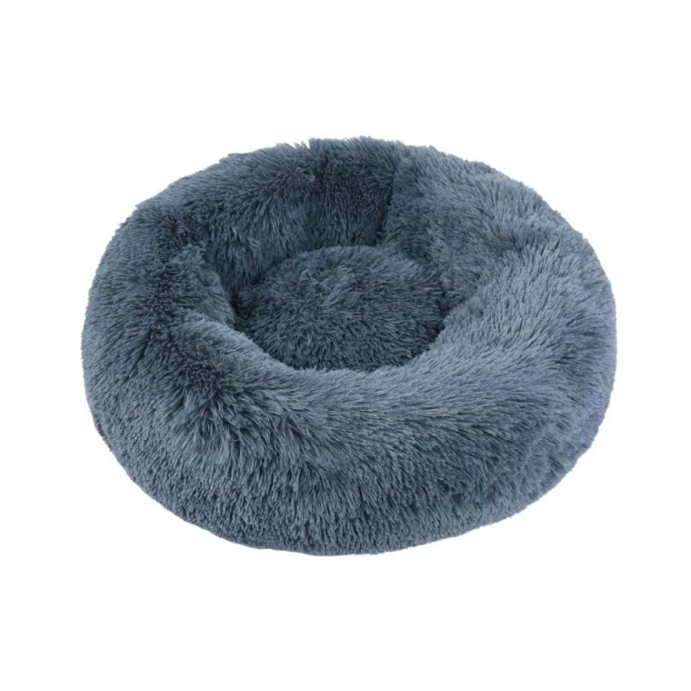 WOUAPY Corbeille ronde moelleuse grise pour chien et chat - 90 cm