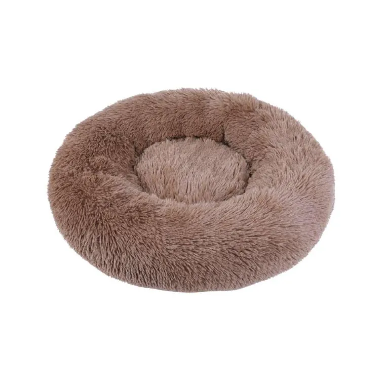 BRANDY Corbeille ronde moelleuse pour chien et chat coloris beige Wouapy - Ø 50 cm