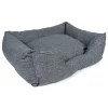 EUROPET Corbeille textura coloris gris en coton - 80 x 60 cm