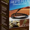 REPTILE PLANET Cordon chauffant pour vivarium coloris noir Repti Flex 15W 5 m - Ø 7 mm