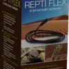 REPTILE PLANET Cordon chauffant pour vivarium coloris noir Repti Flex 25W 6 m - Ø 7 mm