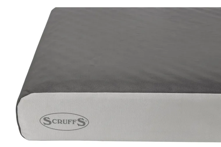 SCRUFFS Couchage orthopédique pour chien coloris gris ArmourDillo Orthopaedic - Taille XL 116 x 75 x 15 cm