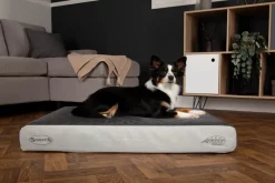 SCRUFFS Couchage orthopédique pour chien coloris gris ArmourDillo Orthopaedic - Taille XL 116 x 75 x 15 cm