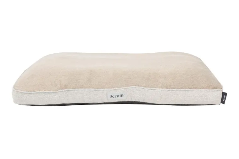 SCRUFFS Couchage orthopédique pour chien coloris marron Harvard - Taille L 100 x 70 x 12 cm