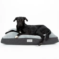 SCRUFFS Couchage orthopédique pour chien coloris gris Harvard - Taille XXL 140 x 100 x 20 cm
