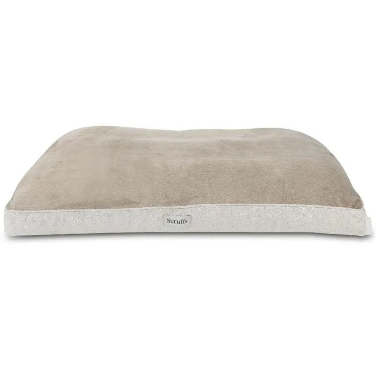 SCRUFFS Couchage orthopédique pour chien coloris marron Harvard - Taille XL 120 x 75 x 16 cm