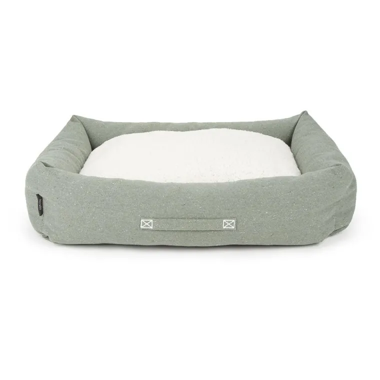 SCRUFFS Couchage pour chien coloris vert corbeille Eco Eden - Taille XL 90 x 70 cm