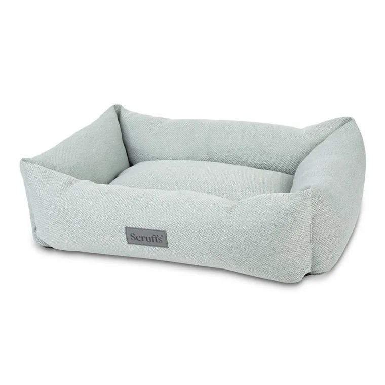 SCRUFFS Couchage pour chien coloris vert corbeille Ellen - Taille XL 90 x 70 x 18 cm