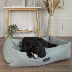 SCRUFFS Couchage pour chien coloris vert corbeille Ellen - Taille XL 90 x 70 x 18 cm