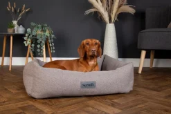 SCRUFFS Couchage pour chien coloris gris corbeille Ellen - Taille M 60 x 50 x 16 cm