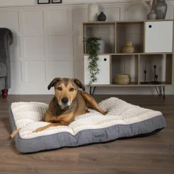 SCRUFFS Couchage pour chien coloris gris coussin Ellen - Taille L 100 x 70 x 10 cm