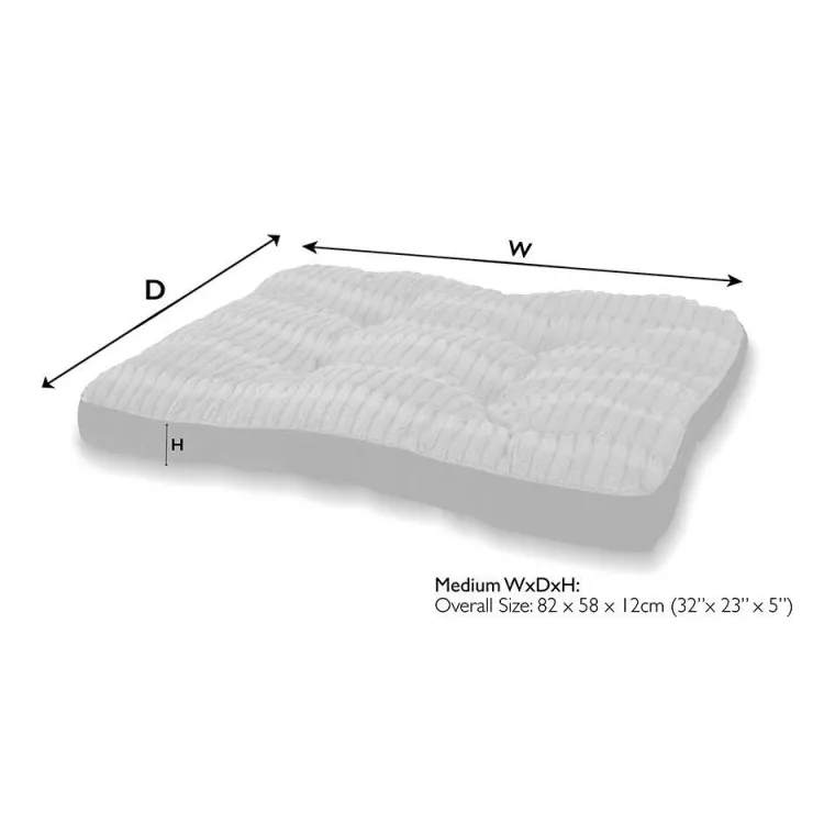 SCRUFFS Couchage pour chien coloris gris coussin Ellen - Taille M 82 x 58 cm