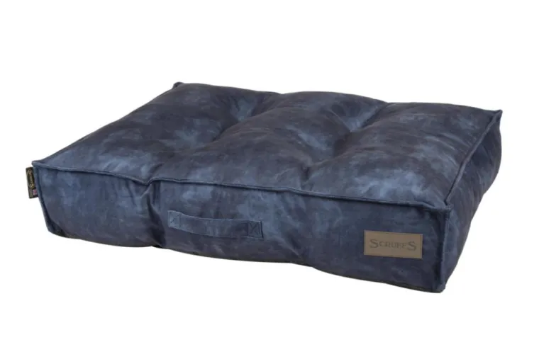 SCRUFFS Coussin pour chien bleu Kensington – Taille M