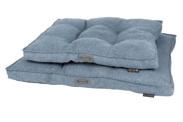 SCRUFFS Coussin pour chien bleu Manhattan - Taille M