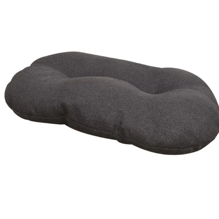 CROCI Coussin pour chien et chat ovale hydrofuge coloris gris - 61 x 40 cm