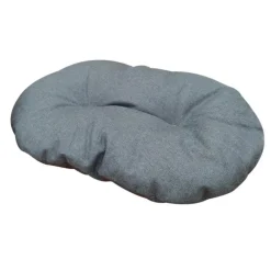 CROCI Coussin pour chien et chat ovale hydrofuge coloris bleu - 61 x 40 cm