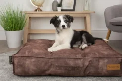 SCRUFFS Coussin pour chien marron Kensington – Taille L