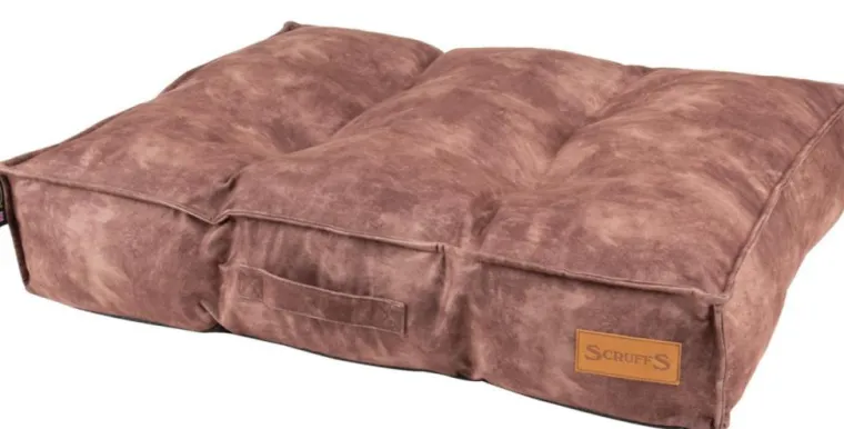 SCRUFFS Coussin pour chien marron Kensington – Taille L