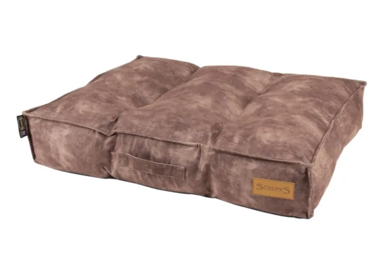 SCRUFFS Coussin pour chien marron Kensington – Taille M