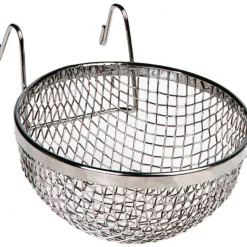 FLAMINGO Couvoir métallique pour oiseaux exotiques coloris gris – 9,5 cm