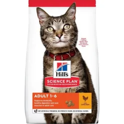 HILL'S Croquette pour chat adulte au poulet - 1,5 kg