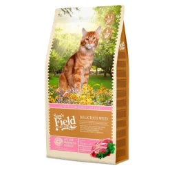 SAM'S FIELD Croquette pour chat adulte difficile au canard et au poulet Delicious Wild - 7,5 kg