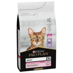 PRO PLAN Croquette pour chat adulte sensible à la dinde et riz - 1,5kg