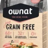 OWNAT Croquette pour chat adulte Grain Free Just au poulet - 3 kg