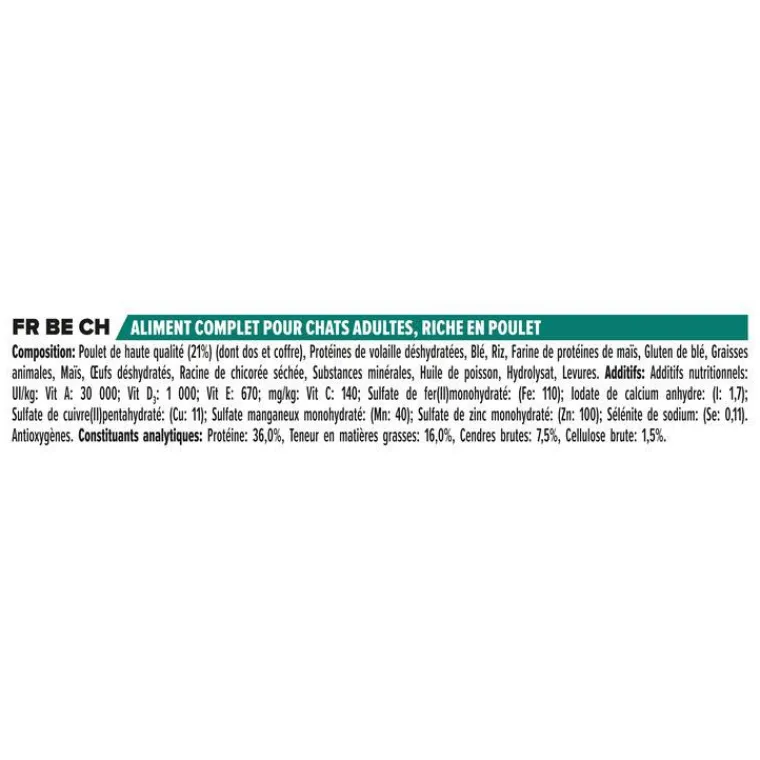 PRO PLAN Croquette pour chat adulte au poulet et riz - 3 kg