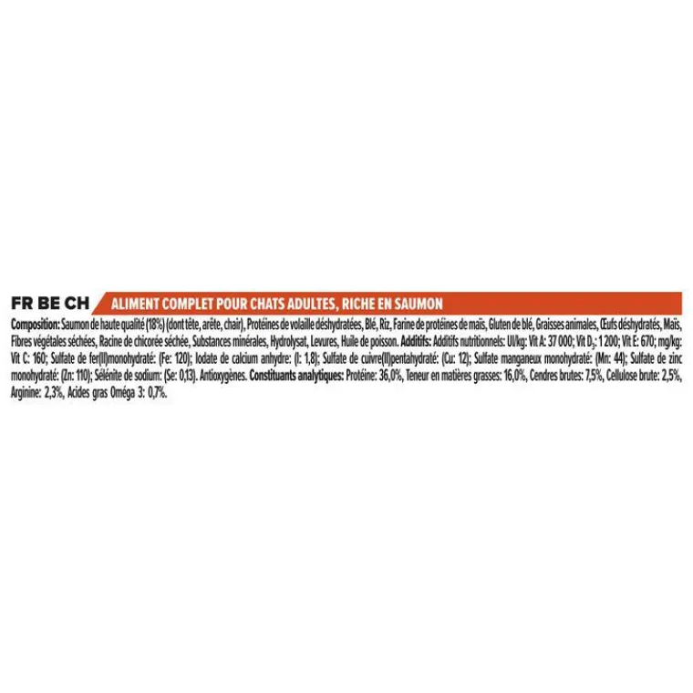 PRO PLAN Croquette pour chat adulte au saumon et riz - 1,5 kg