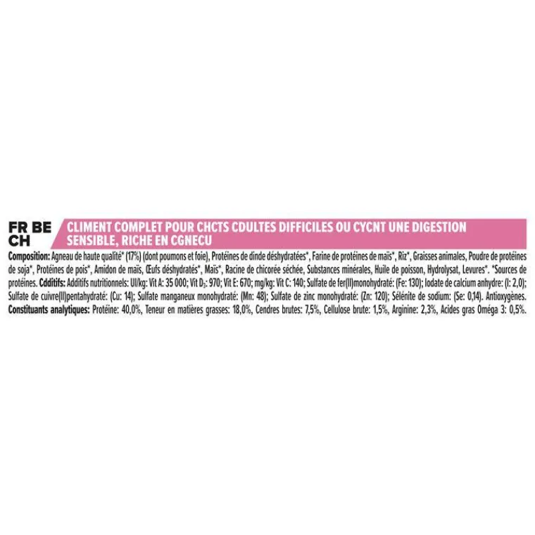 PRO PLAN Croquette pour chat adulte sensible à agneau - 3 kg