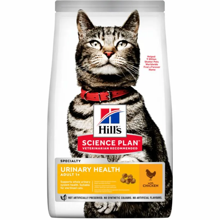 HILL'S Croquette pour chat adulte stérilisé avec problème urinaire au poulet - 1,5 kg