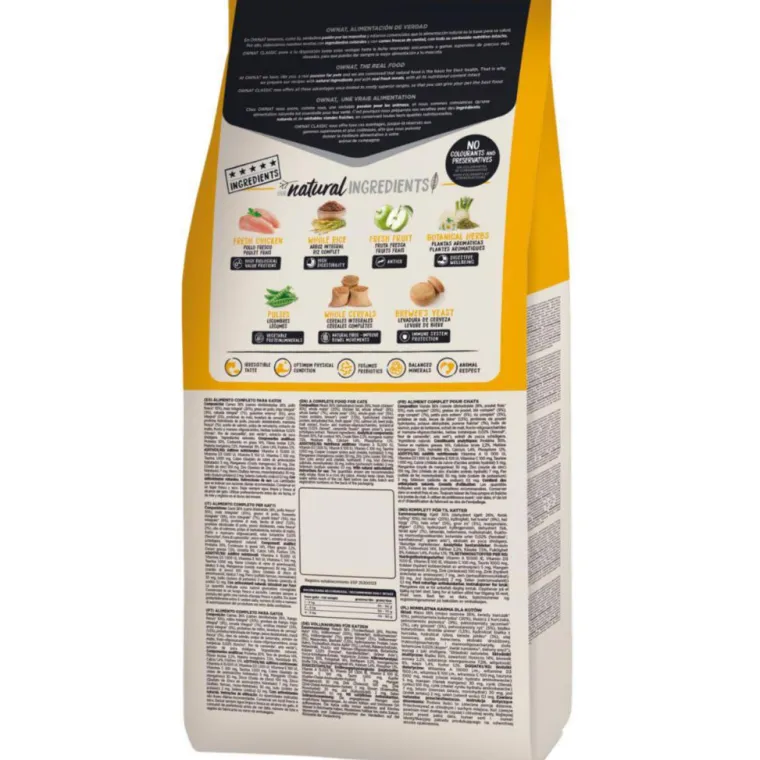 OWNAT Croquette pour chat adulte Classic Daily Care - 15 kg
