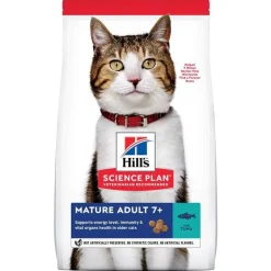 HILL'S Croquette pour chat mature au thon - 1,5 kg