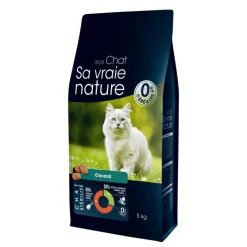 SA VRAIE NATURE Croquette pour chat stérilisé au canard - 5 kg